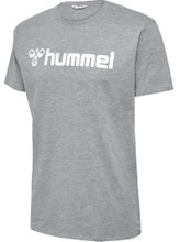 hummel Sport/Leisure T-shirt hmlGO 2.0 Logo (Organic Cotton) Short Sleeve Grey Men