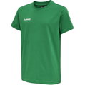 hummel Sport/Freizeit-Tshirt hmlGO Cotton (Baumwolle) Kurzarm grün Kinder