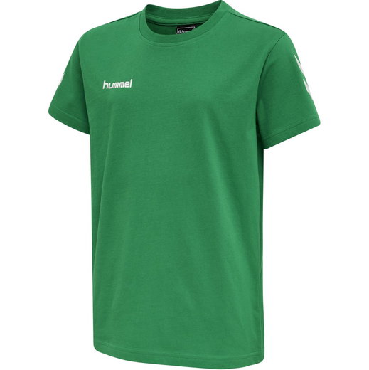 hummel Sport/Freizeit-Tshirt hmlGO Cotton (Baumwolle) Kurzarm grün Kinder