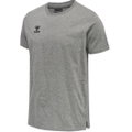 hummel Sport-Tshirt hmlMOVE Grid Cotton (100% Baumwolle) Kurzarm hellgrau Herren