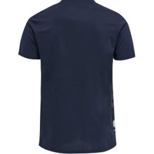 hummel Sport-Tshirt hmlMOVE Grid Cotton (100% Baumwolle) Kurzarm marineblau Herren