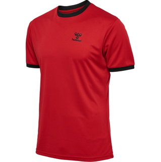 hummel Sport-Tshirt hmlQ4 Poly Jersey (leichter Mesh-Gewebe) Kurzarm rot Herren