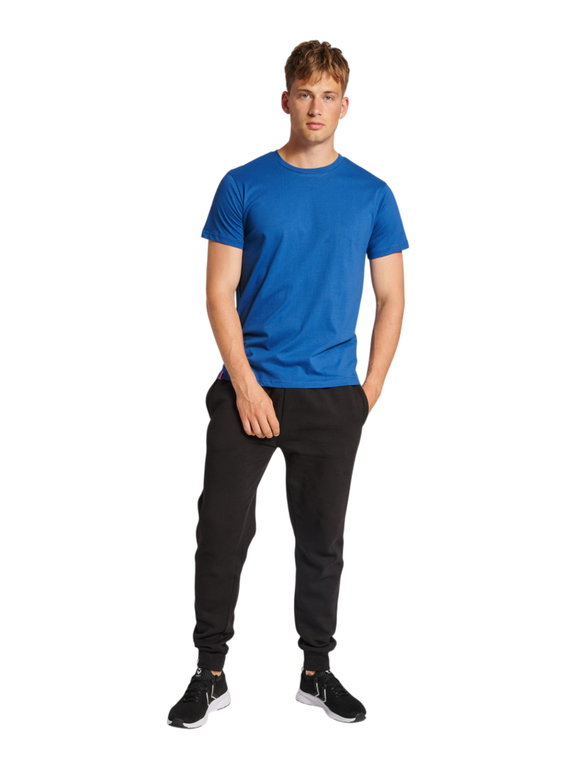 Hummel Leisure T-shirt hmlRED Basic (Cotton) Short Sleeve Blue Men's