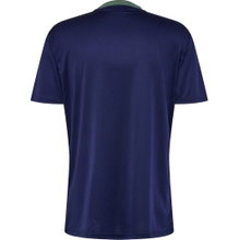 hummel Sport-Tshirt hmlSTALTIC Poly Jersey (Mesh-Material) Kurzarm marineblau/grün Herren