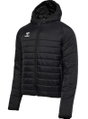 hummel Winterjacke hmlGO Quilted Hood (leicht, atmungsaktiv) schwarz Herren