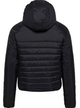 hummel Winterjacke hmlGO Quilted Hood (leicht, atmungsaktiv) schwarz Herren