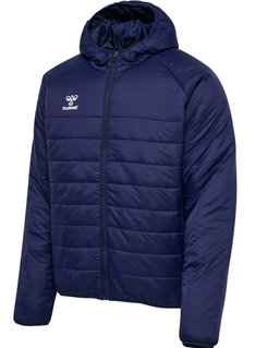 hummel Winter Jacket hmlGO Quilted Hood (lightweight, breathable) navy blue Men
