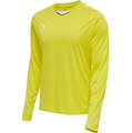 hummel Sport-Langarmshirt hmlCORE XK Poly Jersey (Interlock-Stoff) gelb Herren