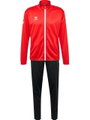 hummel Trainingsanzug hmlPROMO Suit (Jacke und Hose) rot/schwarz Herren