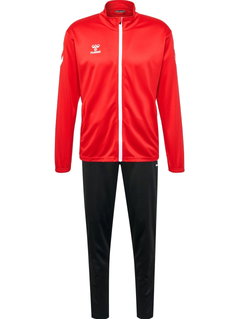 hummel dres hmlPROMO (kurtka i spodnie) czerwono/czarny męski