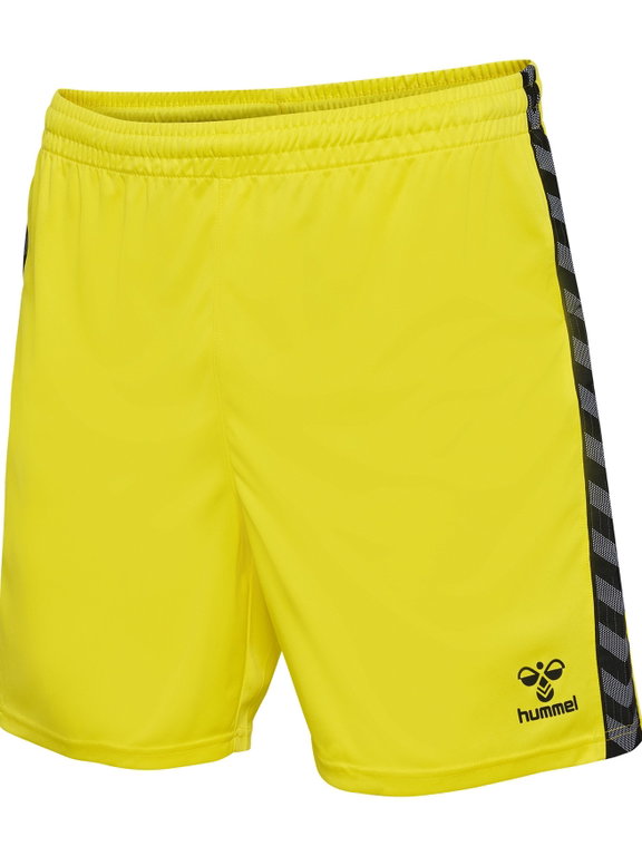 hummel Sporthose hmlAUTHENTIC PL Shorts (100% Polyester) kurz gelb Herren