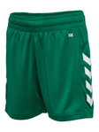 hummel Sporthose hmlCORE XK Poly Shorts (robuster Doppelstrick, ohne Seitentaschen) Kurz dunkelgrün Kinder