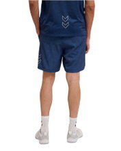 Hummel Sports Shorts hmlCOURT AOP Pocket Shorts (breathable, quick-drying) short navy blue men's