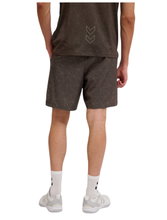 hummel Sporthose hmlCOURT AOP Pocket Shorts (atmungsaktiv, schnelltrocknend) kurz coffebraun Herren