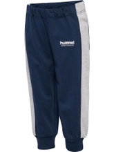 Hummel leisure jogging trousers hmlMINI Loose ADJ Waist Pant (organic cotton) long dark blue/grey toddlers