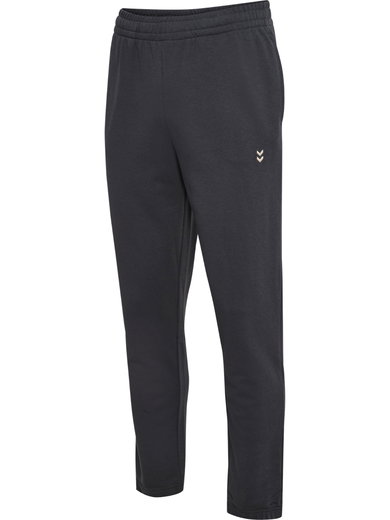 hummel Freizeithose hmlPULSE Sweat Pant (Baumwolle, hoher Tragekomfort) lang dunkelgrau Herren