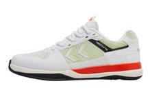 Hummel Hallen Indoor Shoes Power Play Pro white/light green/red Men's