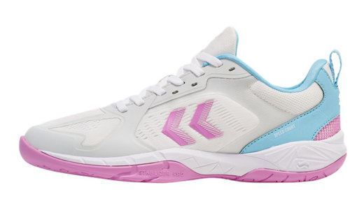 hummel Hallen-Indoorschuhe Speed Court weiss/mauve Herren