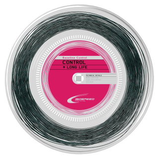 IsoSpeed Tennissaite Baseline Control+LongLife (Kontrolle+Haltbarkeit) schwarz 200m Rolle