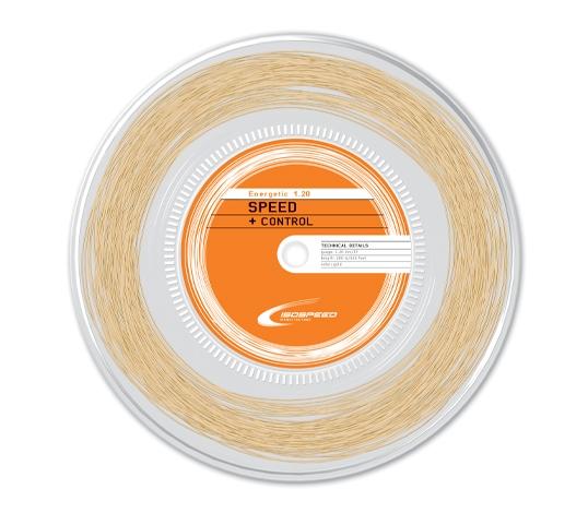 IsoSpeed Tennis String Energetic (Power+Control) yellow gold 200m roll
