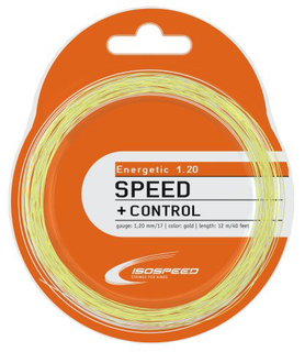 IsoSpeed Tennis String Energetic (Power+Control) yellow gold 12m Set