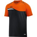 JAKO Sport-Tshirt Competition 2.0 schwarz/neonorange Jungen