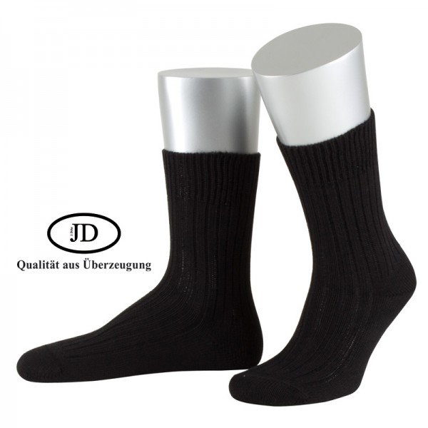 JD Arbeitssocke Bundeswehr Crew - für Sicherheitsschuhe und Arbeitsstiefel - schwarz - 1 Paar