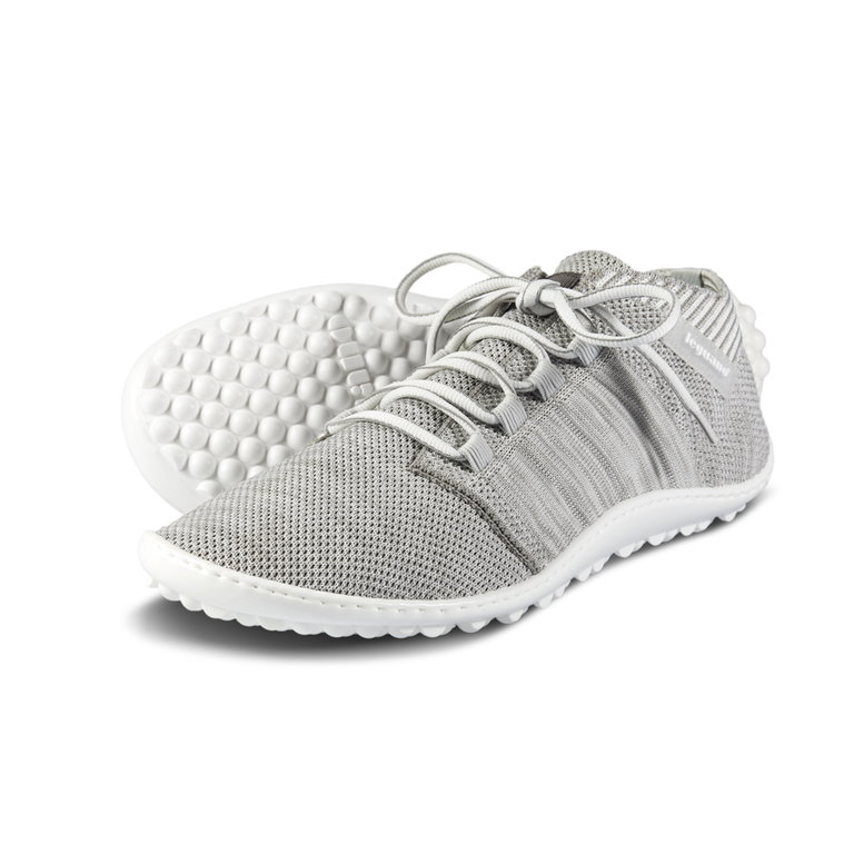Leguano Barfussschuhe Beat (flexible Sohle, pures Barfußgefühl) silbergrau