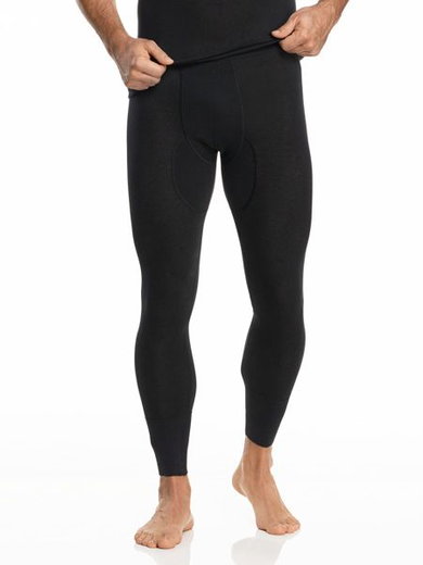 Medima Unterwäsche Unterziehhose (Kaschmir/Seide) lang schwarz Herren (Gr. XL-XXL)