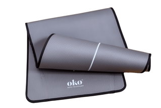 oko Fitness/Yoga mat (reinforced) grey 183x61x0.8cm