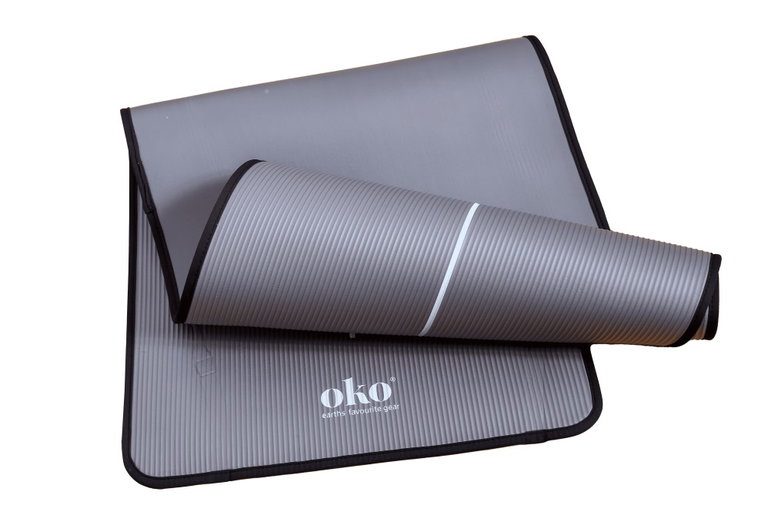 oko Fitness/Yoga mat (reinforced) grey 183x61x0.8cm