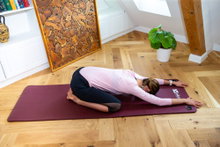 oko fitness/yoga mat (with eyelets) burgundy 180x60x1.5cm