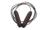 oko eco skipping rope with soft grips (3 meters) black/red