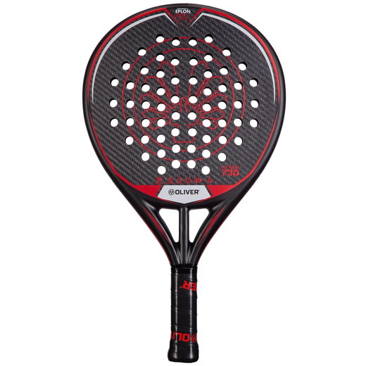 OLIVER Padelschläger Air Max 730 350g/Rund schwarz/rot