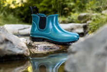 Grand Step Shoes Gummistiefel Vickie (Chelseaboot aus Naturkautschuk) petrol Damen