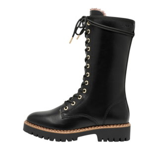 s.Oliver zimowe buty 5-26221-41-022 - lekkie wnętrze, z Soft Foam - czarne damskie