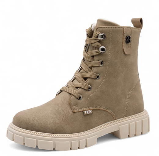 s.Oliver Winterstiefel 5-45297-45 Tex Membrane (seitlichen Reissverschluss, Soft Foam) taupe/braun Mädchen