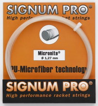 Besaitung mit Tennissaite Signum Pro Micronite natur