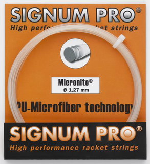 Signum Pro Tennissaite Micronite (Power+Comfort) natur 12m Set