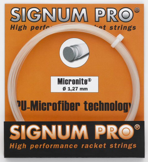 Signum Pro Tennissaite Micronite (Power+Comfort) natur 12m Set