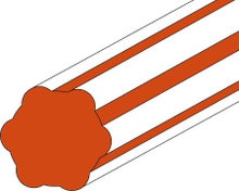 Signum Pro Tennissaite Plasma Hextreme (Haltbarkeit+Spin) orange 200m Rolle