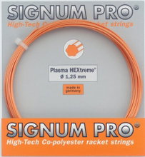 Signum Pro Tennissaite Plasma Hextreme (Haltbarkeit+Spin) orange 12m Set