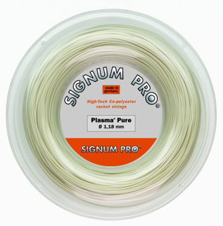 Signum Pro Tennissaite Plasma Pure (Haltbarkeit+Touch) weiss 100m Rolle