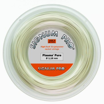 Signum Pro Tennissaite Plasma Pure (Haltbarkeit+Touch) weiss 100m Rolle