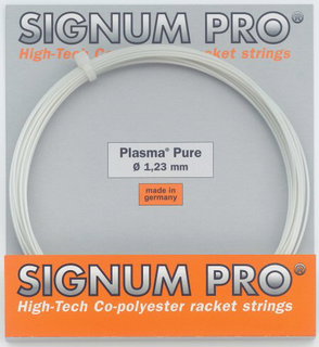 Signum Pro Tennissaite Plasma Pure (Haltbarkeit+Touch) weiss 12m Set
