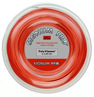 Signum Pro Tennissaite Poly Plasma (Haltbarkeit) orange 200m Rolle