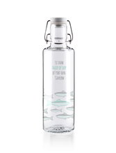 soulbottles Drinking Bottle you're right Glass (Glass Bottle, Ceramic Lid, Stainless Steel Handle) 600ml transparent