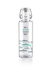 soulbottles Drinking Bottle you're right Glass (Glass Bottle, Ceramic Lid, Stainless Steel Handle) 600ml transparent