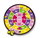 Sunflex Velcro Dartboard Youngster pink (including 6 balls)