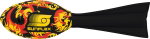 Sunflex Throwing Rocket Speedpiper Flames Dragon (whistling) black/red/yellow - 1 piece